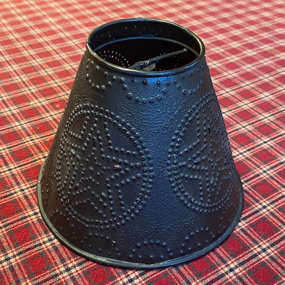Colonial Tin Accents Colonial Tin Black Star Punched Tin Lamp Shade Poshmark